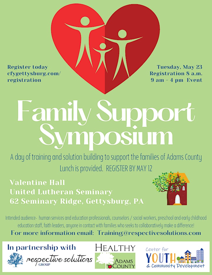 Family Support Symposium in Adams County May 23, 2023 8 am to 4 pm