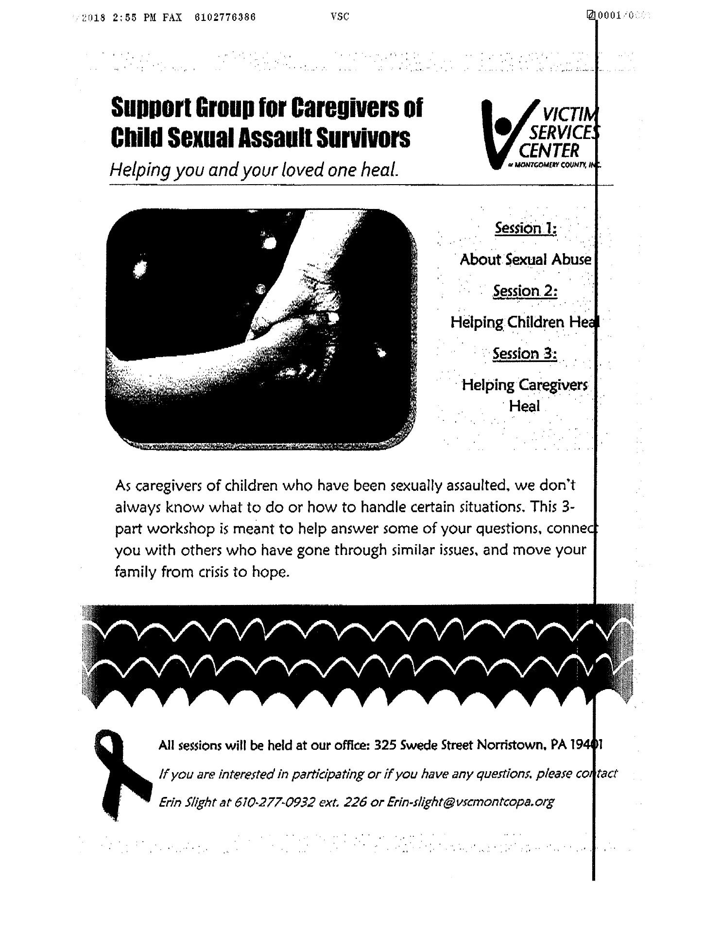 CAREGIVERS OF CHILD SEXUAL ASSAULT SURVIVORS SUPPORT GROUP